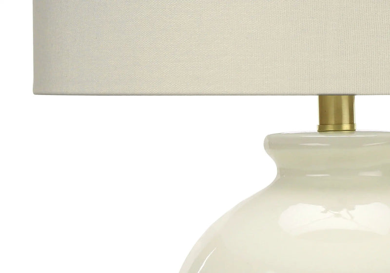 Transitional Lighting Table Lamp - Cream by HouseOfZazla