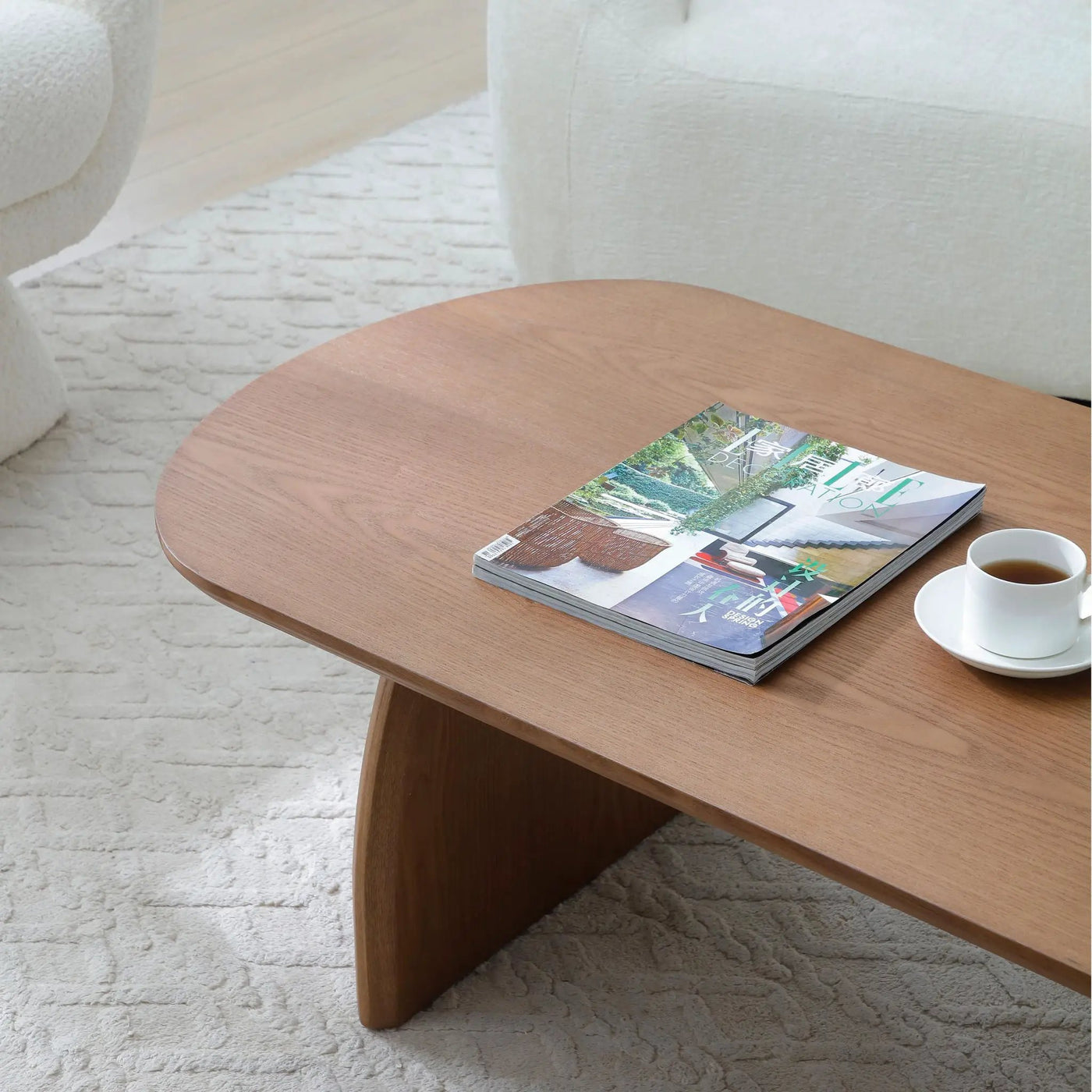 Oval Coffee Table For Living Room by HouseOfZazla