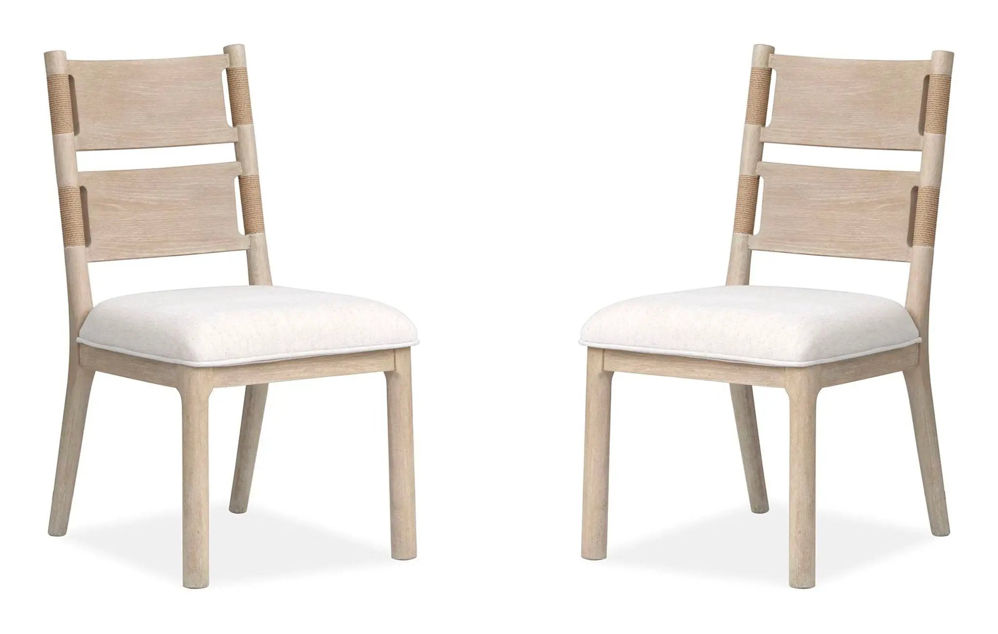 Sunset Cove - Upholstered Side Chair With Wood Back (Set of 2) - Sanibel Brown by Unique Piece Furniture