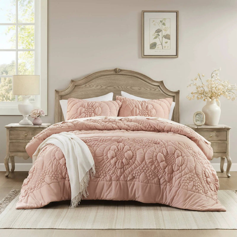 3-Piece Full/Queen Comforter Set by HouseOfZazla