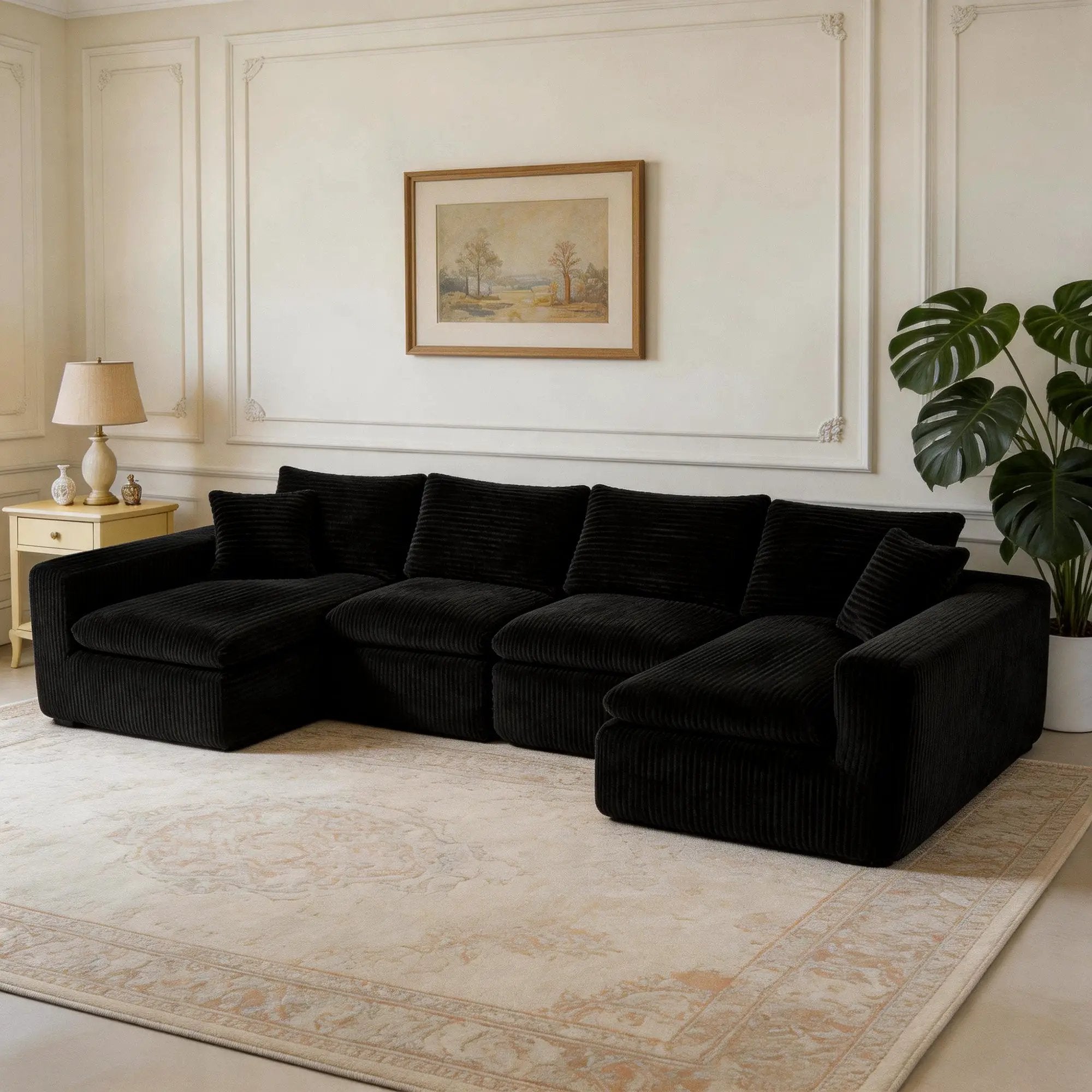 Modular Sectional Cloud Couch for Living Room by HouseOfZazla