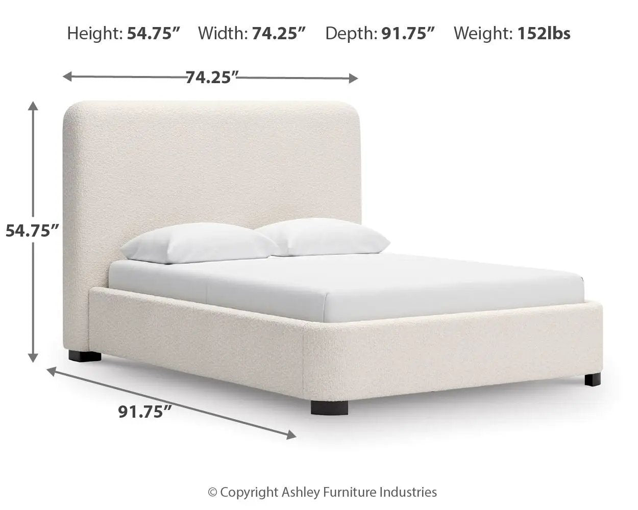 Brintstreet - Upholstered Bed by Unique Piece Furniture
