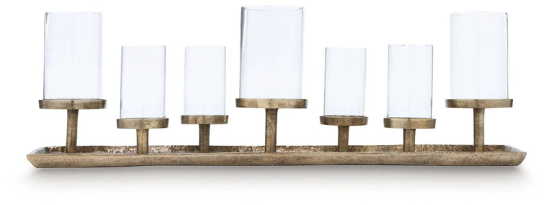 Wallmond - Candle Holder - Antique Brass Finish by Unique Piece Furniture