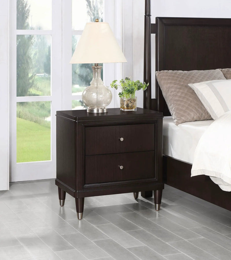 Emberlyn 2-drawer Nightstand Brown by Unique Piece Furniture