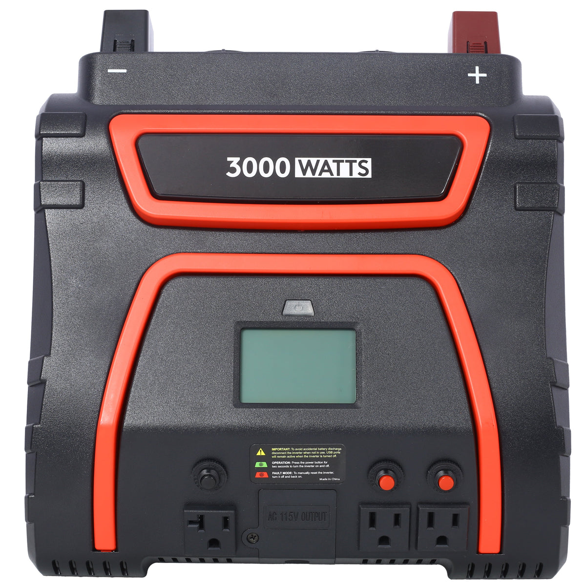 3000 Watt Power Inverter with LED Display - Modified Sine Wave - Plastic, photo 7 of 9
