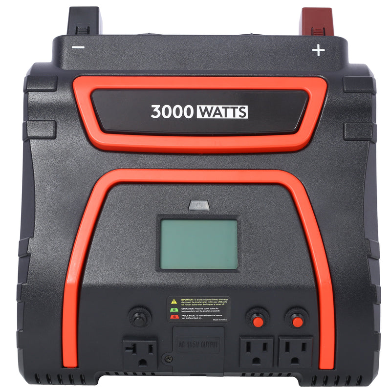 3000 Watt Power Inverter with LED Display - Modified Sine Wave - Plastic, photo 7 of 9