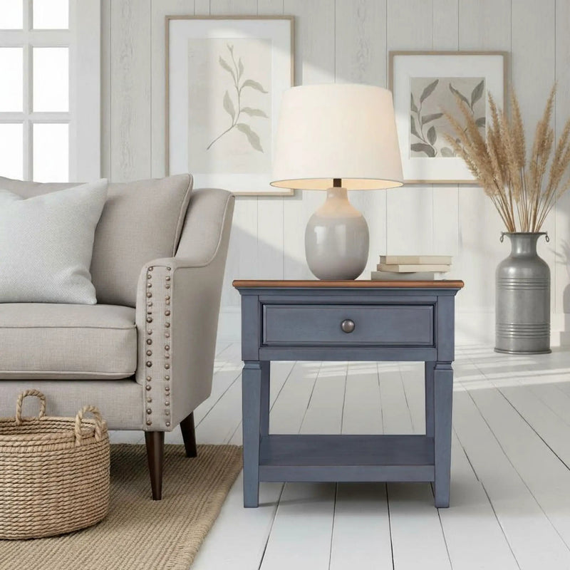 End Table - Blue by Unique Piece Furniture