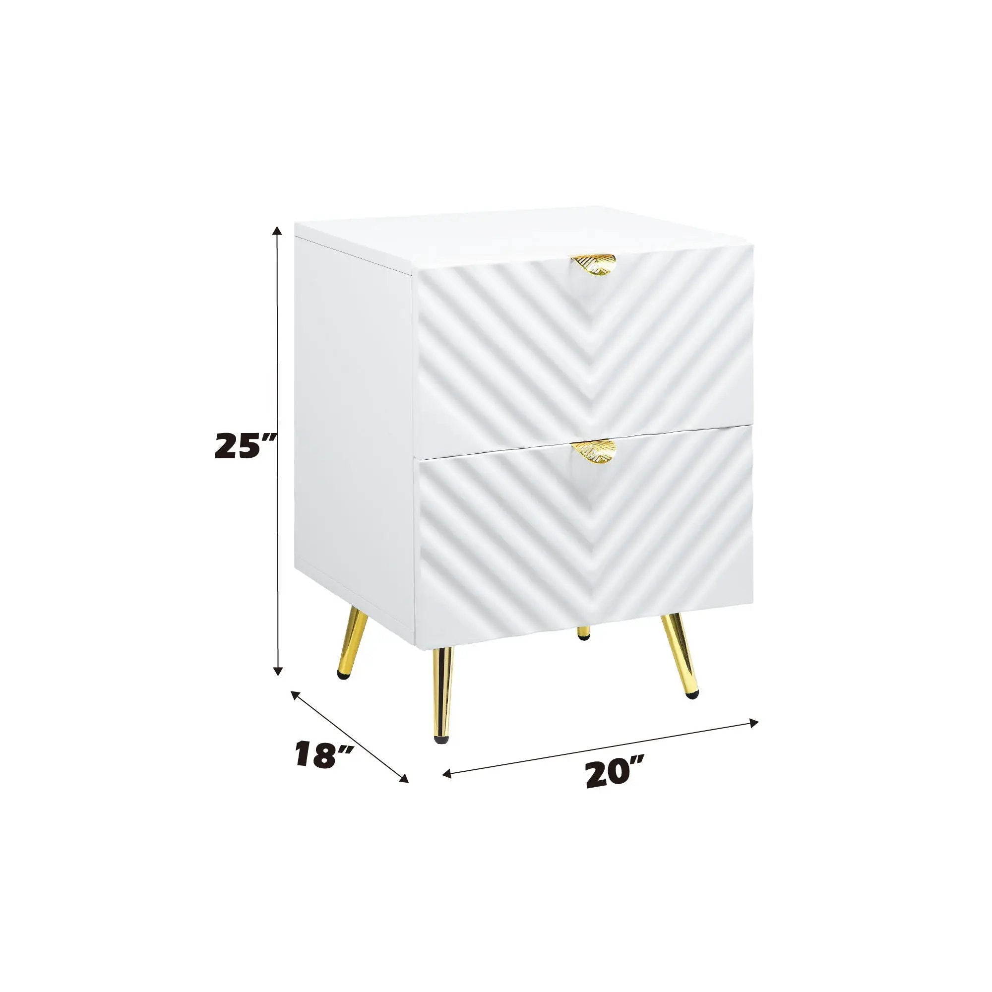 Gaines - High Gloss Nightstand by HouseOfZazla