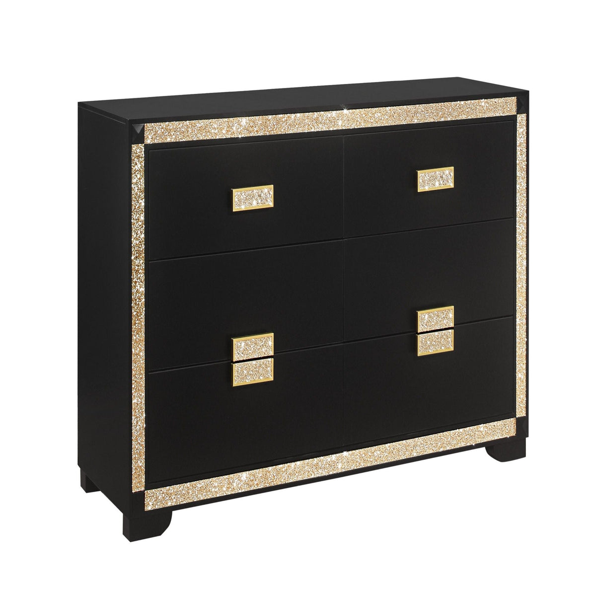 Lively Dresser With Glitter Detail - Black, photo 7 of 7