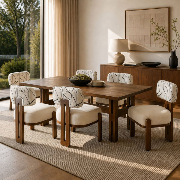 7-Piece Dining Table Set for 6, photo 2 of 9