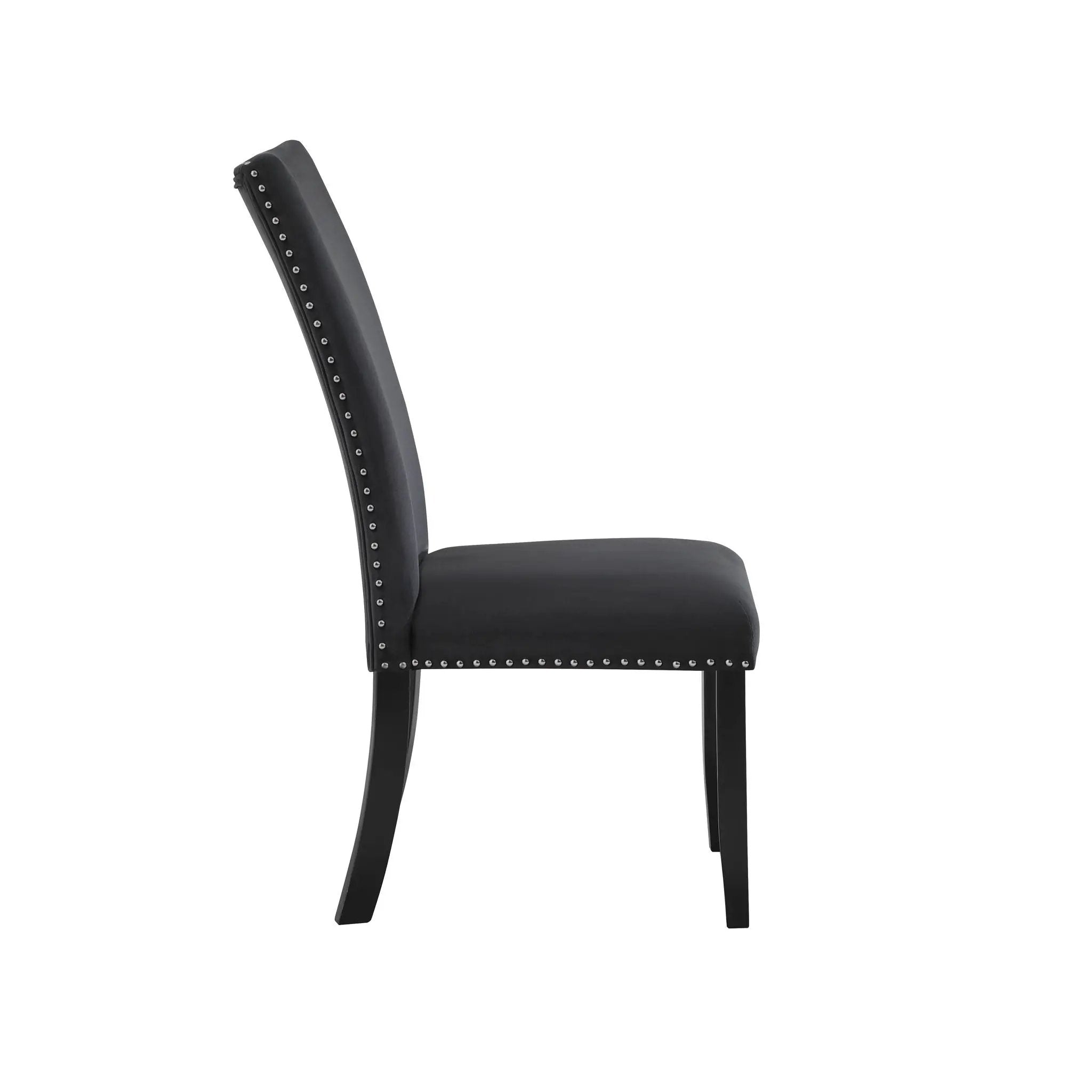 Jhoanna - Dining Chairs (Set of 2) - Black by HouseOfZazla