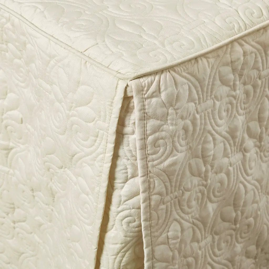 3 Piece Split Corner Pleated Quilted Bedspread by HouseOfZazla