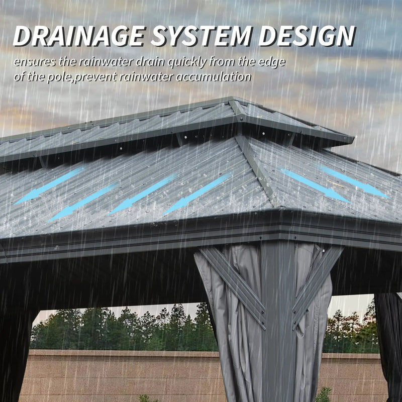 12' X 20' Hardtop Gazebo by HouseOfZazla