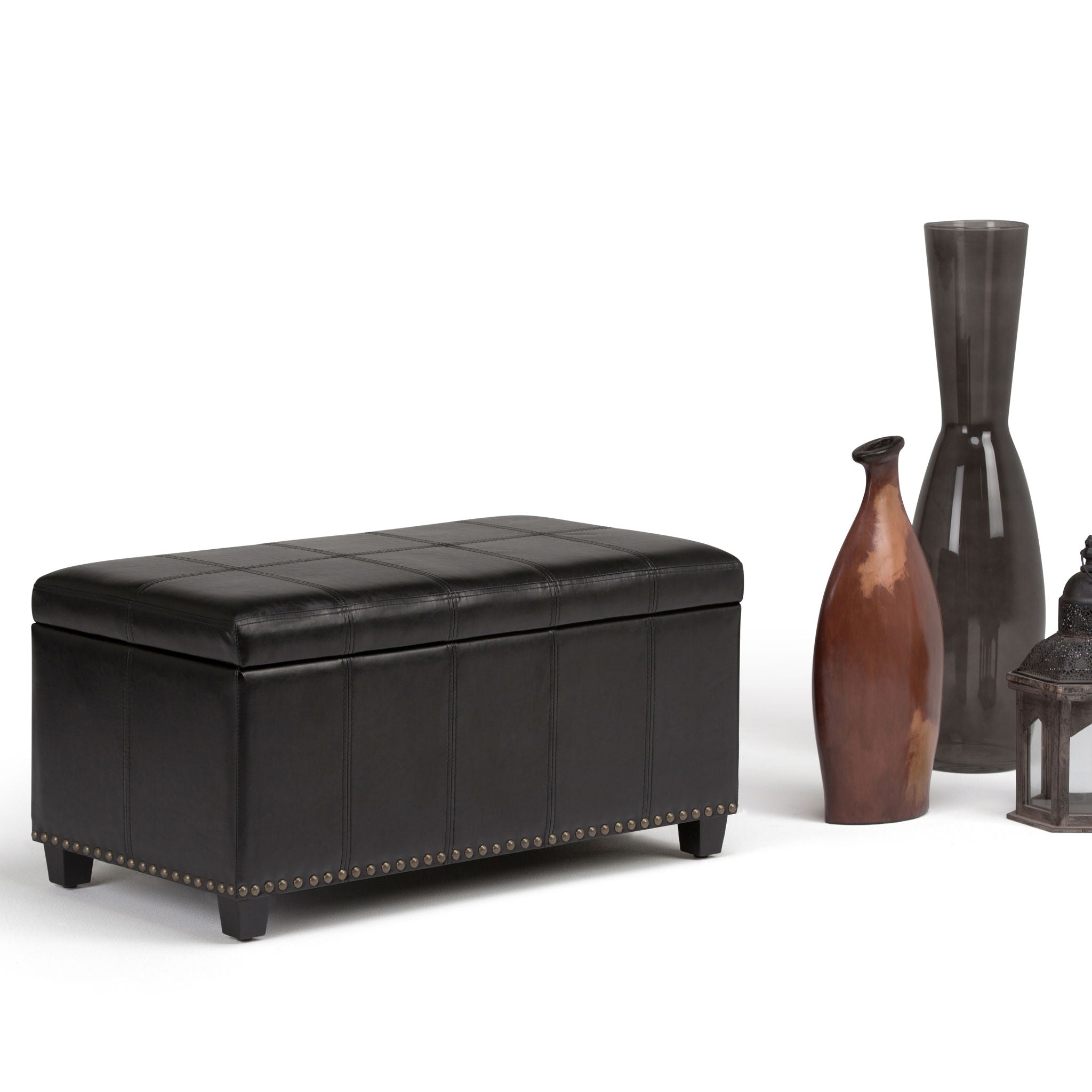 Amelia - Transitional Storage Ottoman Bench by HouseOfZazla