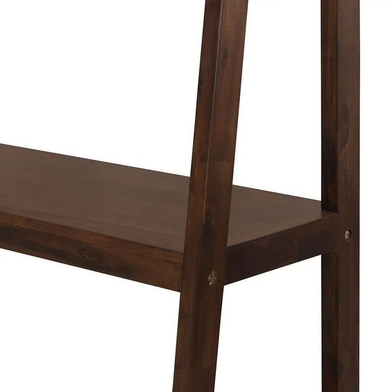 Ladder Shelf, Ladder Style Display Shelf - Natural Wood / Brown by HouseOfZazla