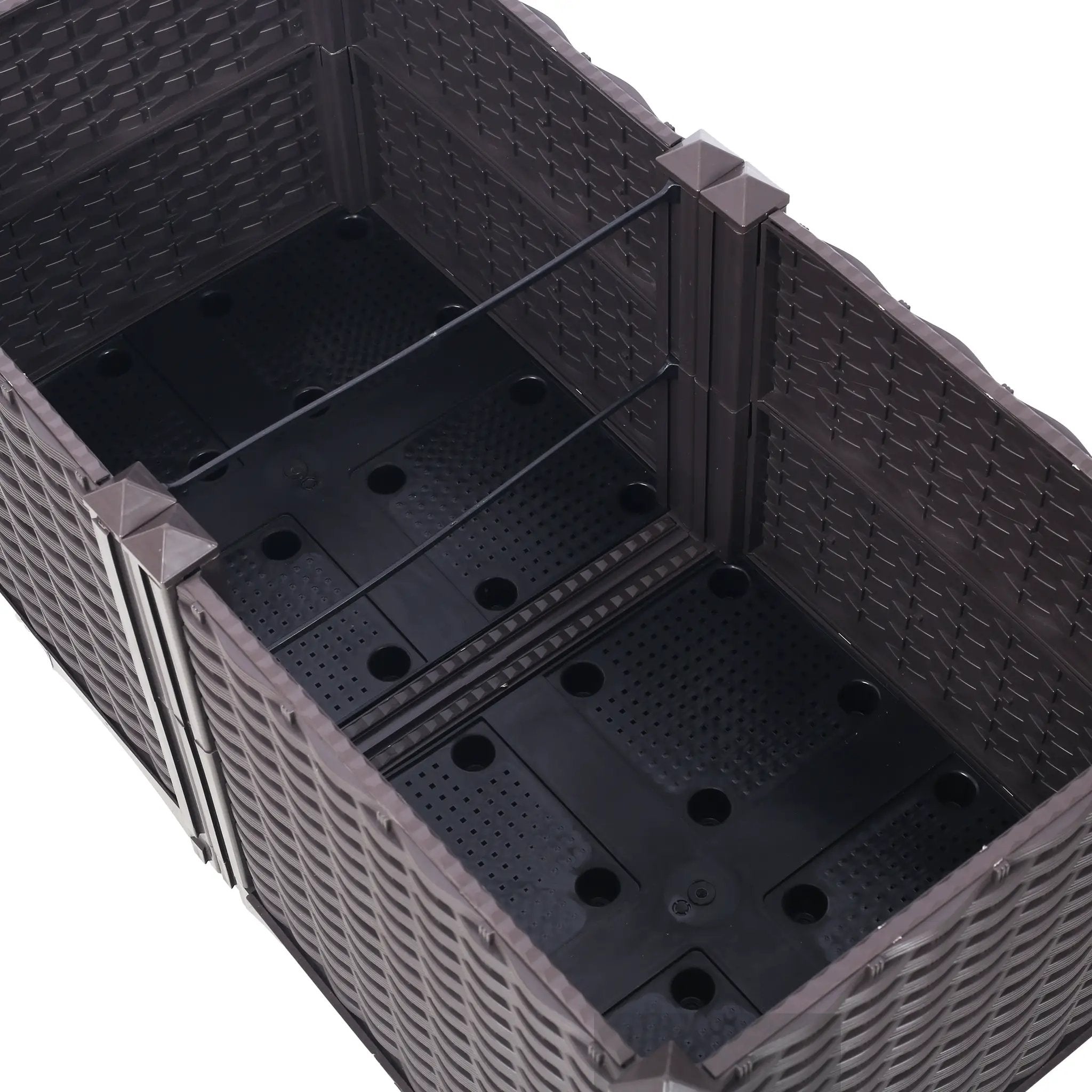 Deep Raised Garden Bed Plastic Planter Boxes by HouseOfZazla