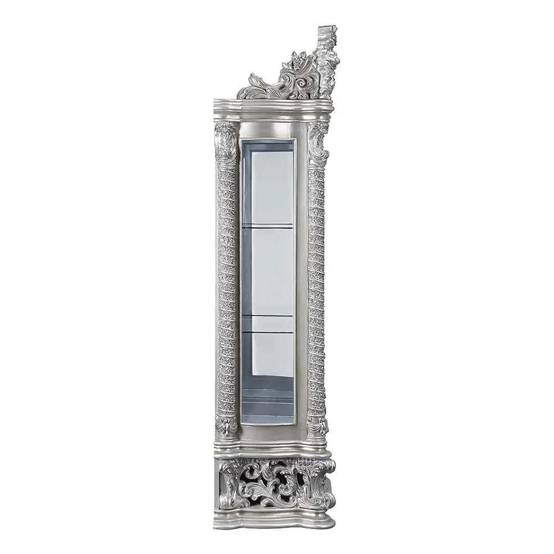 Valkyrie - Curio - Antique Platinum by Unique Piece Furniture