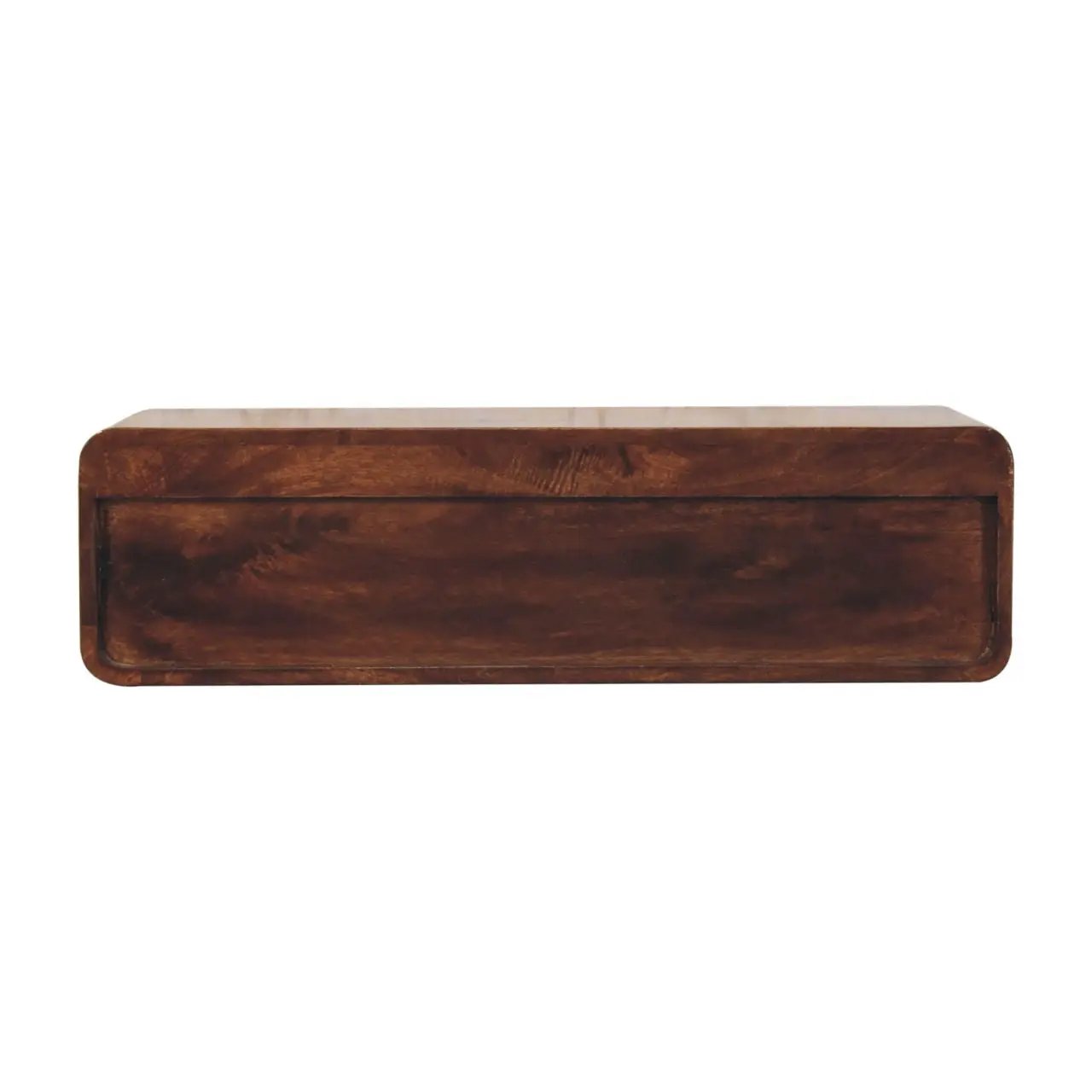 Solid Wood Floating California Console Table by HouseOfZazla
