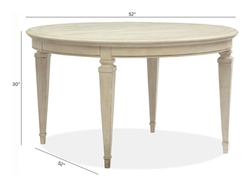 Newport - Round Dining Table - Alabaster, photo 7 of 7