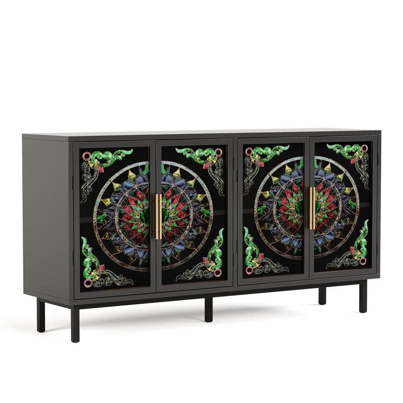 Decorative Cabinet with 4 Doors by HouseOfZazla