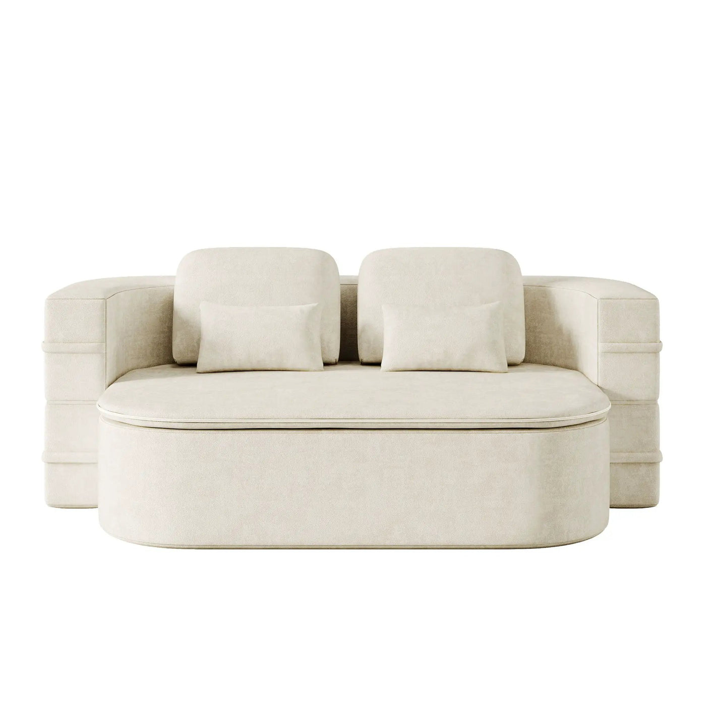 2 In 1 Foldable Sofa Bed With Multi Functional Blanket, Floor Lounge Sofa by HouseOfZazla