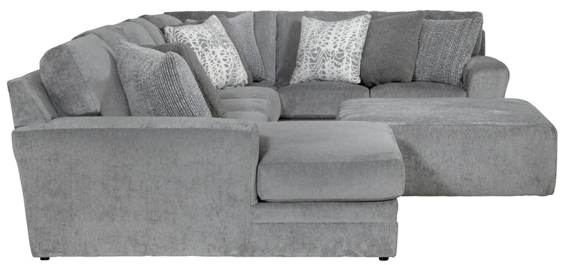 Glacier - Sectional With Cocktail Ottoman by Unique Piece Furniture