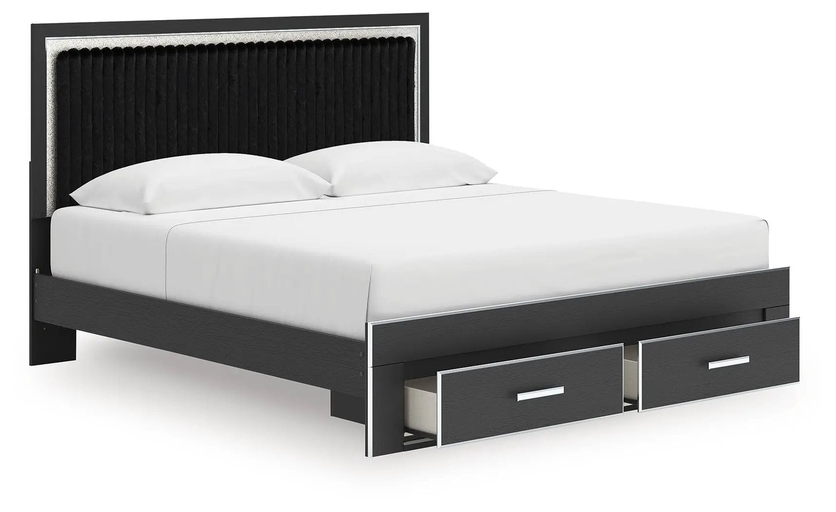 Zuraleus - Upholstered Panel Platform Storage Bed by Unique Piece Furniture