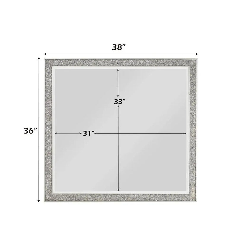 Sliverfluff - Mirror - Mirrored & Champagne by Unique Piece Furniture