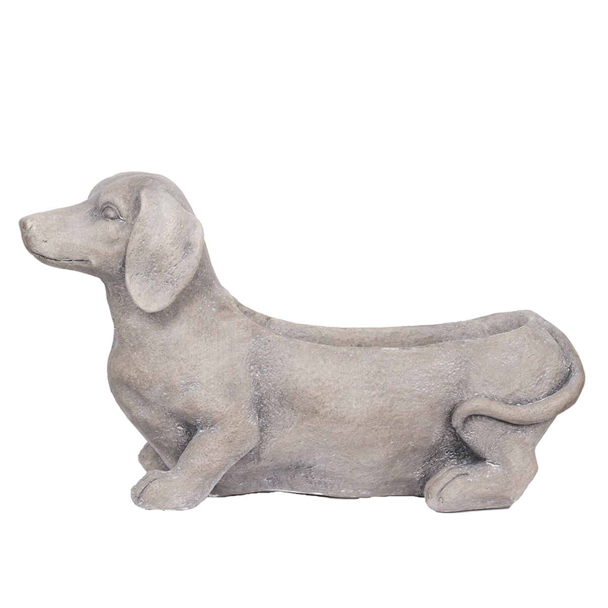 Manon Dog Planter Garden Decor with Durable Magnesium Oxide - Gray, photo 3 of 10