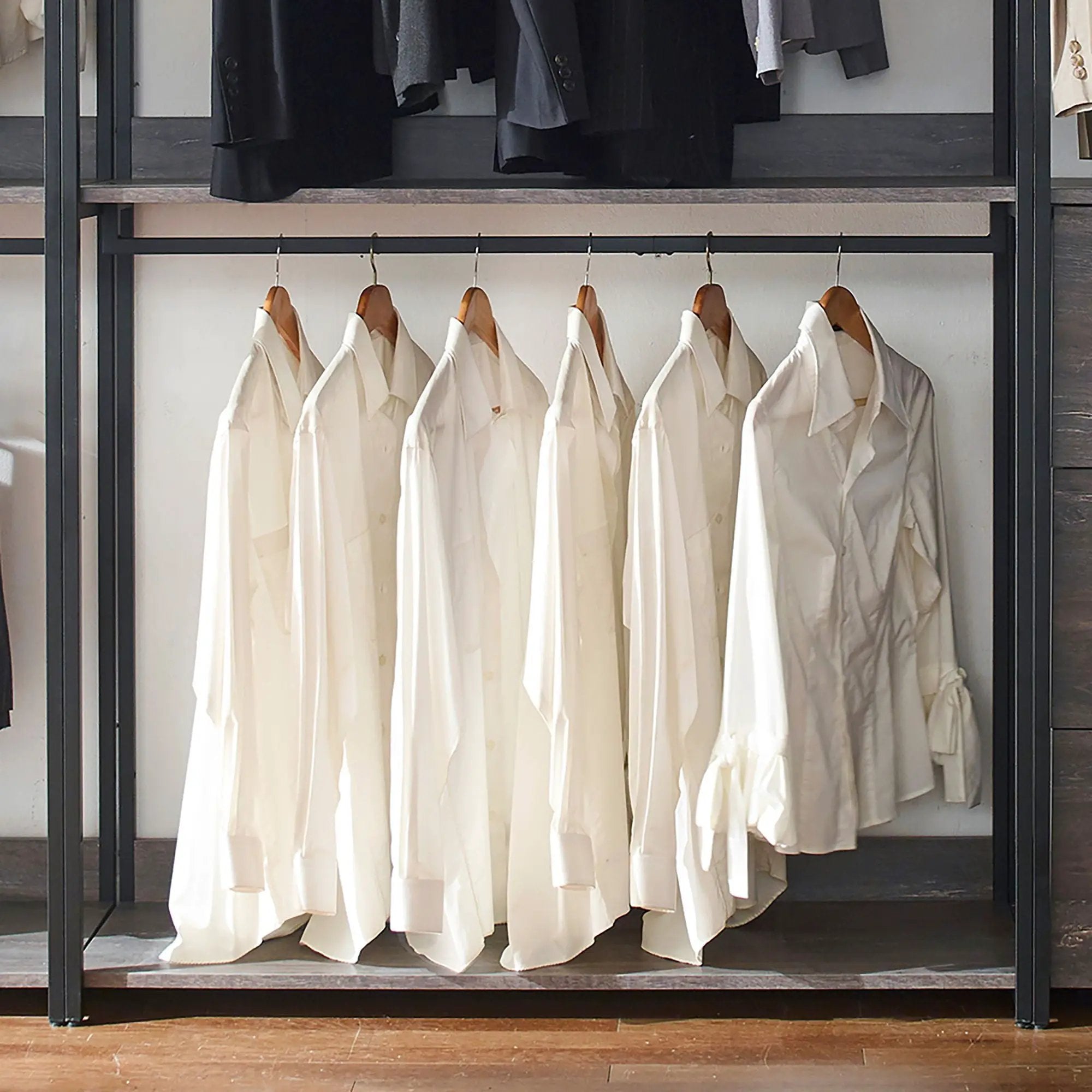 Monica - Modular Design Walk-In Closet System - Rustic by HouseOfZazla