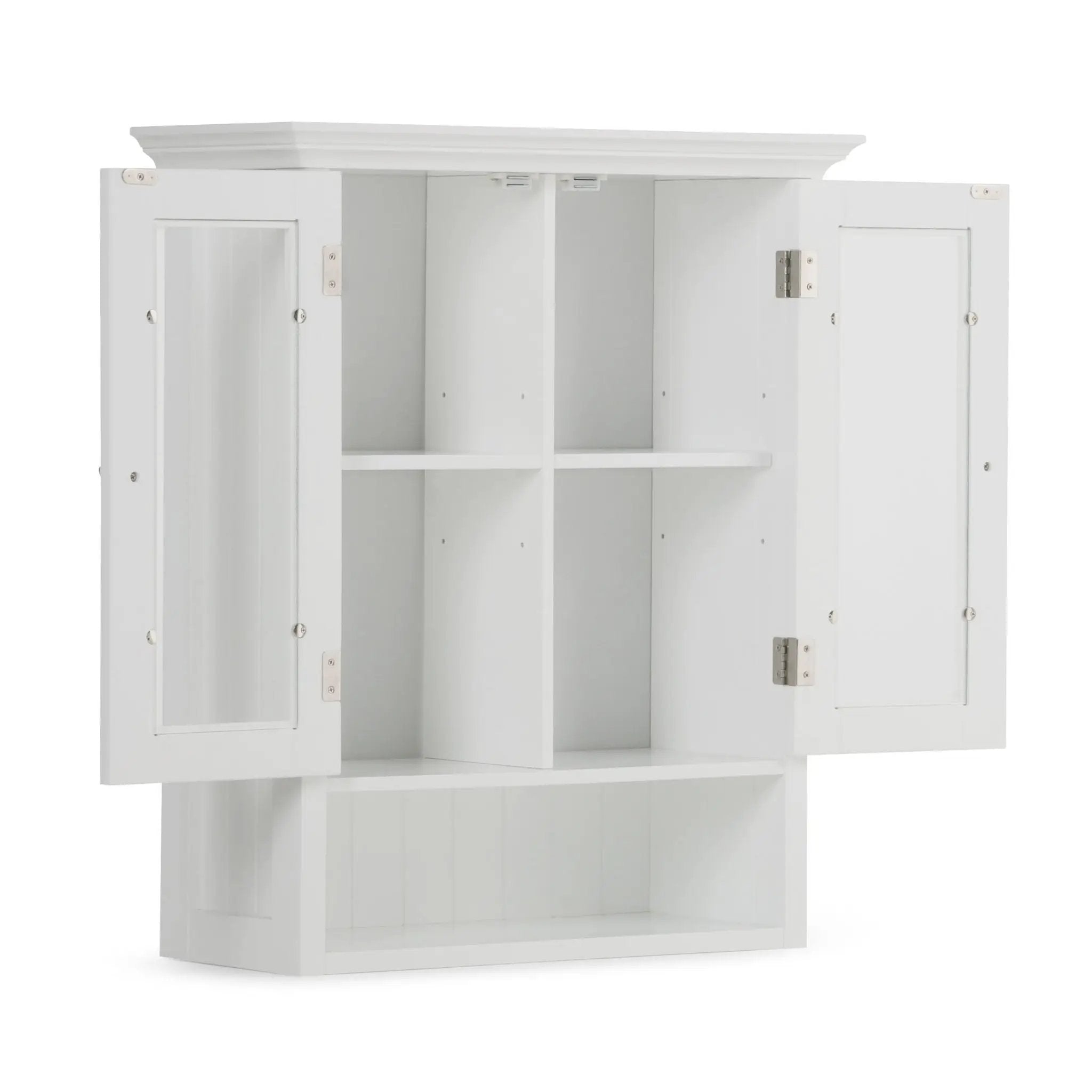 Acadian - Double Door Wall Cabinet - Pure White by Unique Piece Furniture