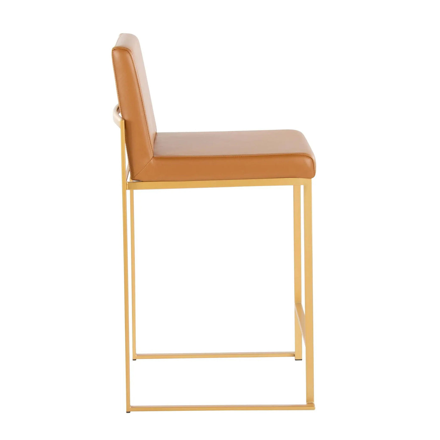 Fuji - Contemporary High Back Barstool (Set of 2) by HouseOfZazla