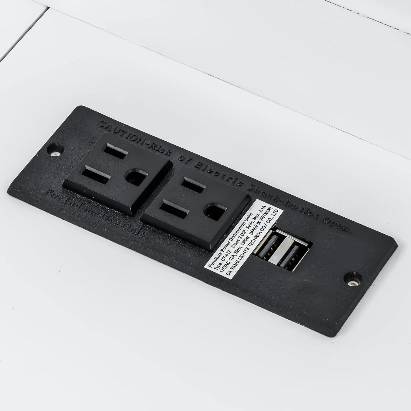Murphy Bed With Desk, LED Light And USB Charging Station by HouseOfZazla