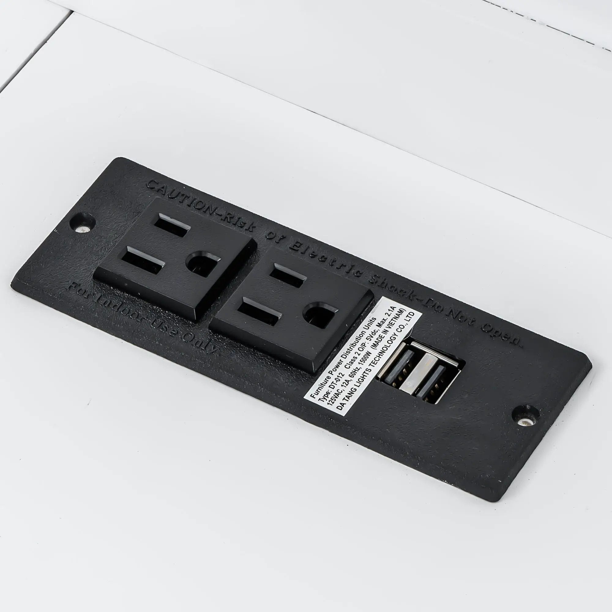Murphy Bed With Desk, LED Light And USB Charging Station by HouseOfZazla