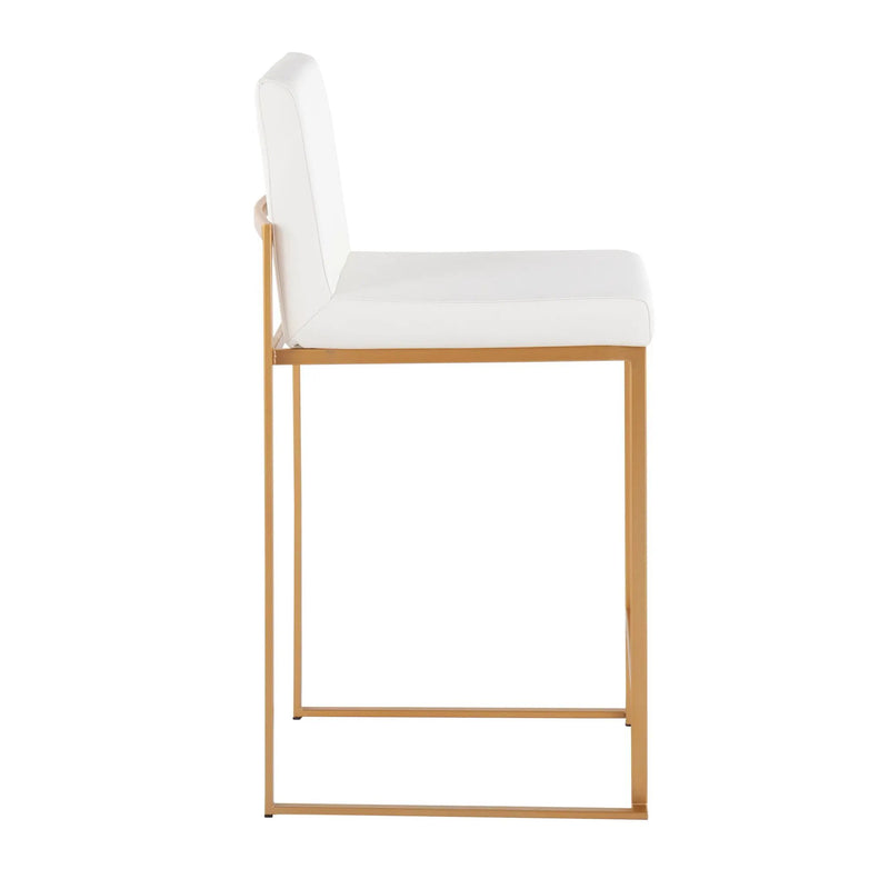 Fuji - Contemporary High Back Stylish Counter Stool by HouseOfZazla