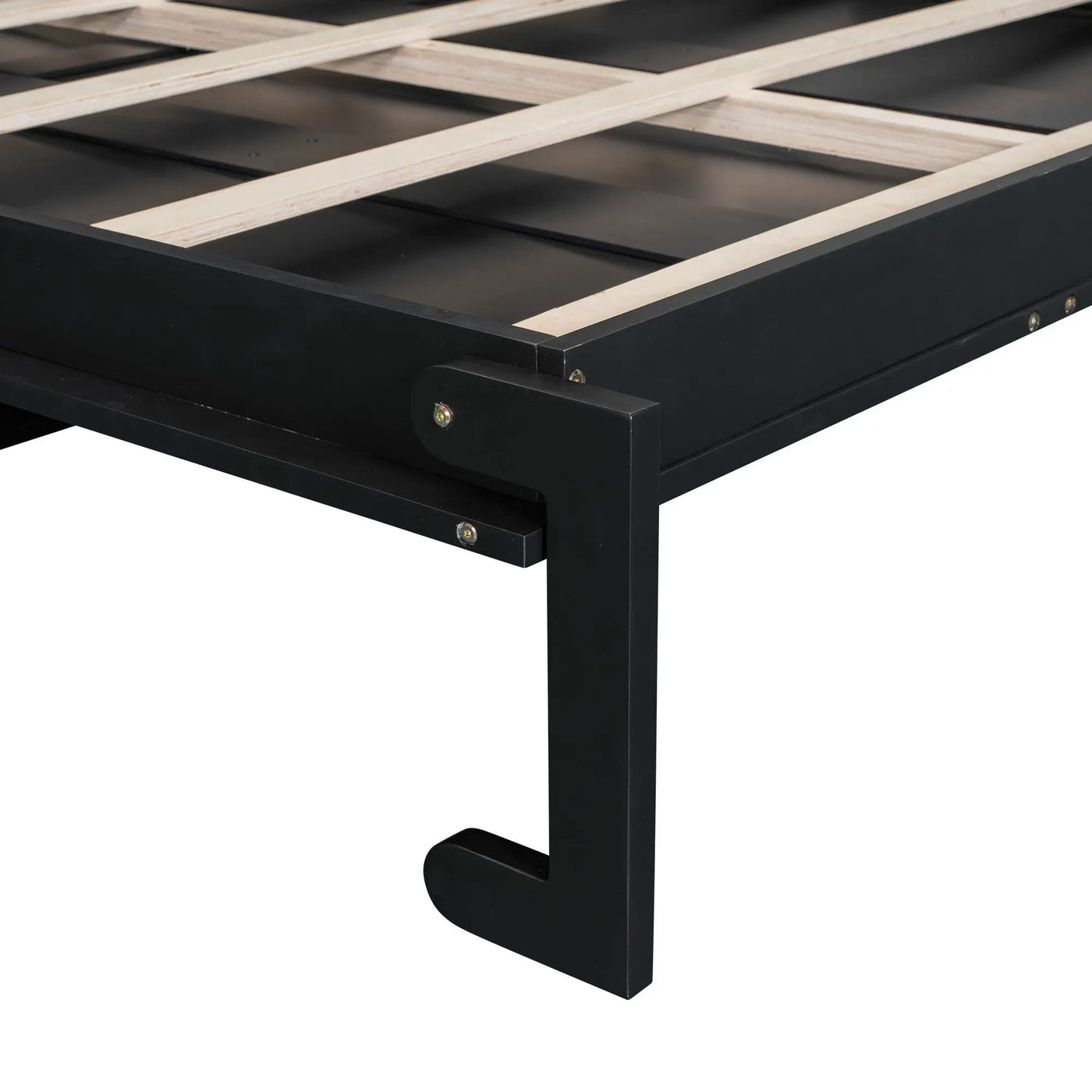 French Style Murphy Platform Bed With Shelf, Side Cabinets, Drawers And LED by HouseOfZazla