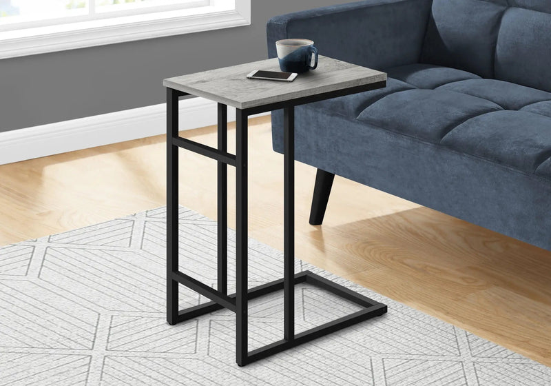 Accent Table, C-Shaped, Contemporary & Modern, Versatile Use by HouseOfZazla