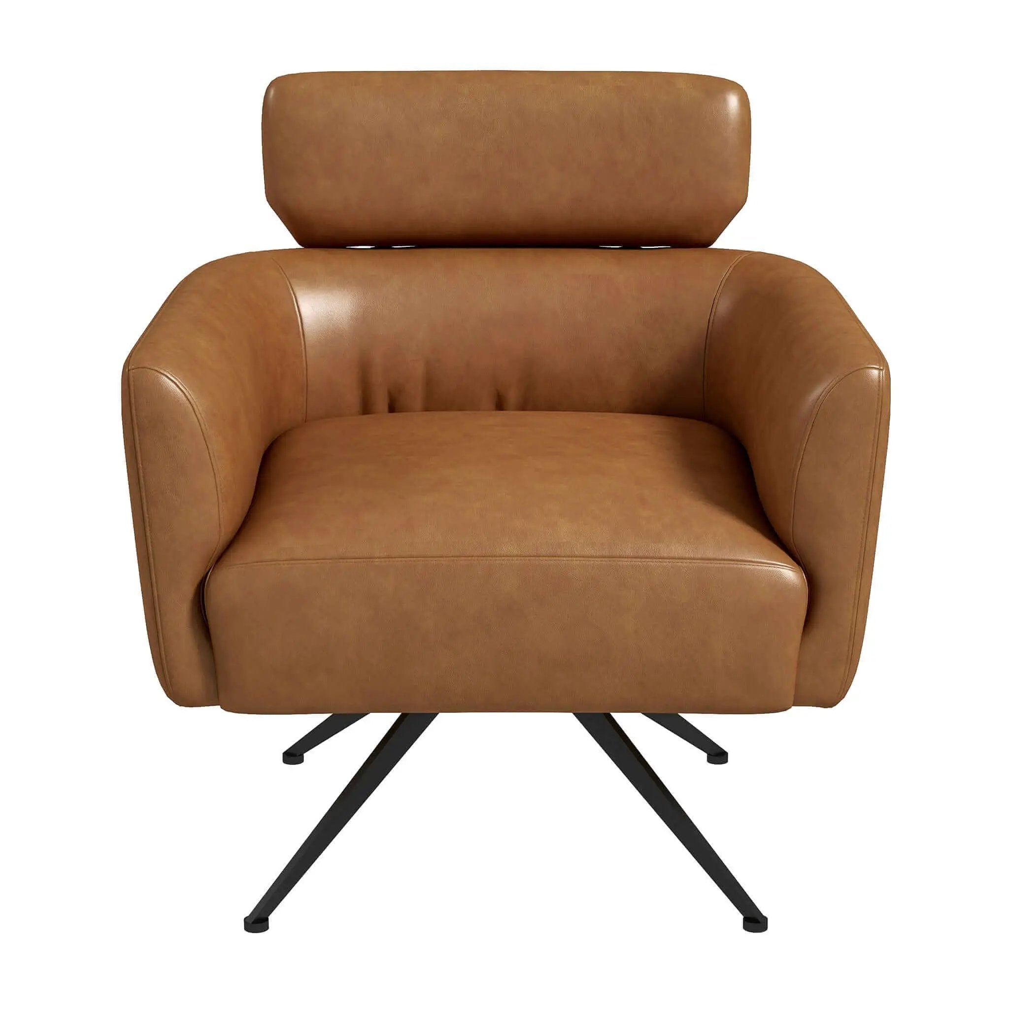 Camila Genuine Leather Lounge Chair by HouseOfZazla