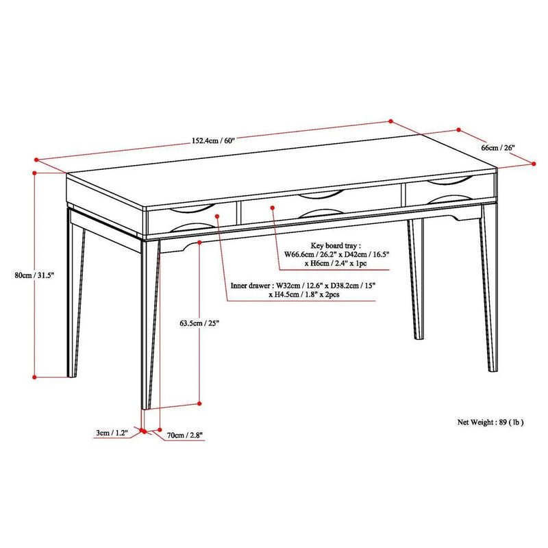Harper - Handcrafted Desk by Unique Piece Furniture