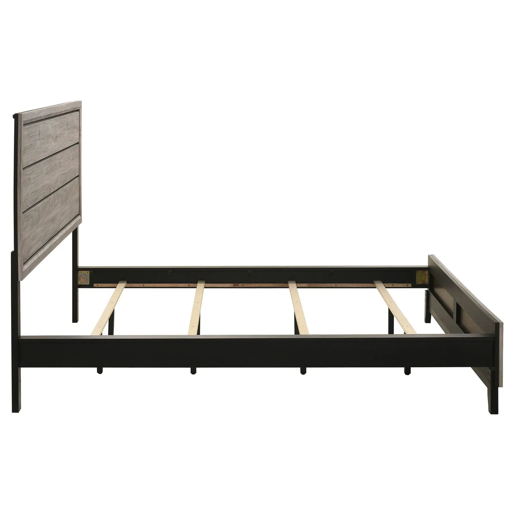 Watson Wood California King Panel Bed Light Taupe by Unique Piece Furniture
