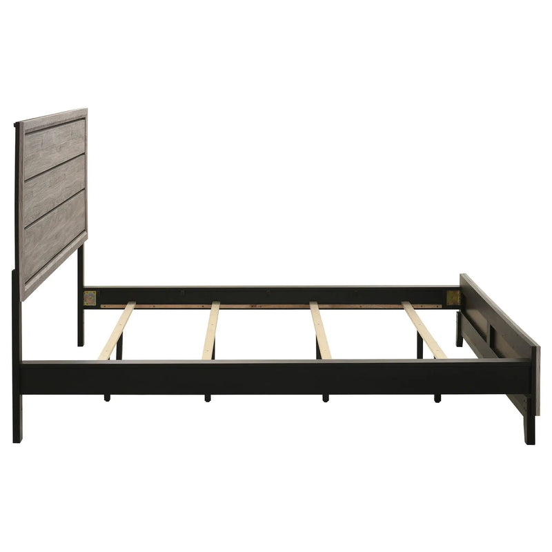 Watson Wood California King Panel Bed Light Taupe by Unique Piece Furniture