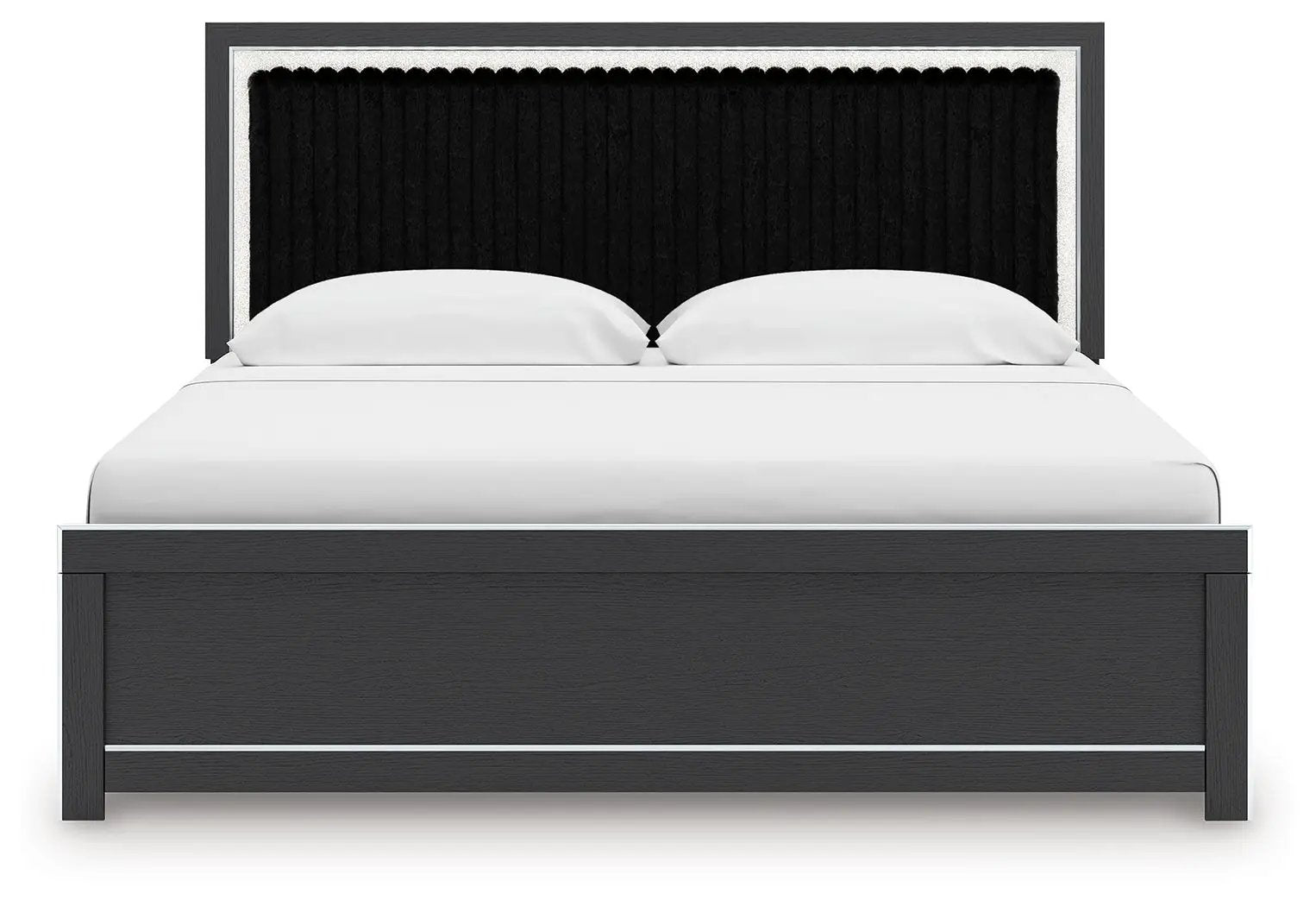 Zuraleus - Upholstered Panel Platform Bed With Roll Slats by Unique Piece Furniture