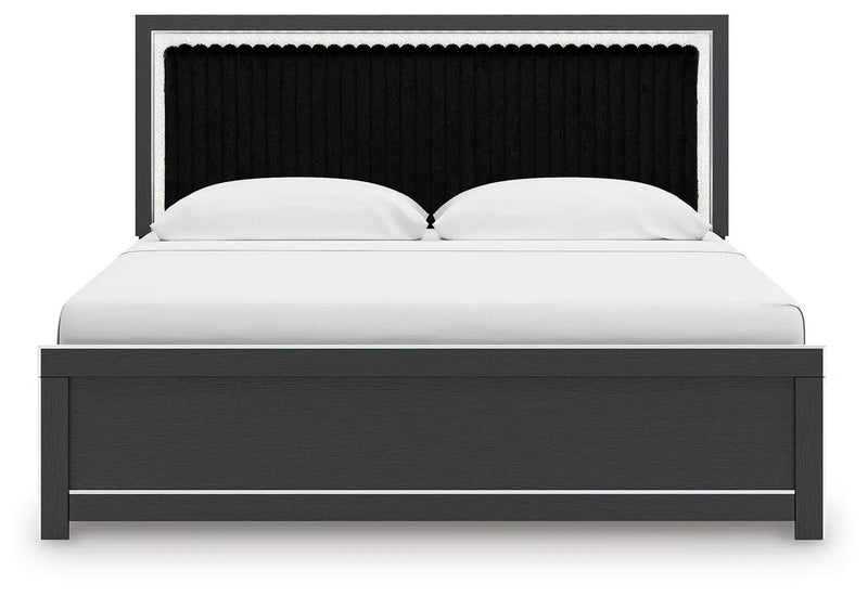 Zuraleus - Upholstered Panel Platform Bed With Roll Slats by Unique Piece Furniture