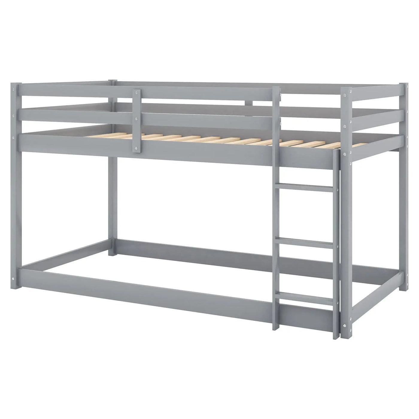 Floor Bunk Bed With Ladder by HouseOfZazla