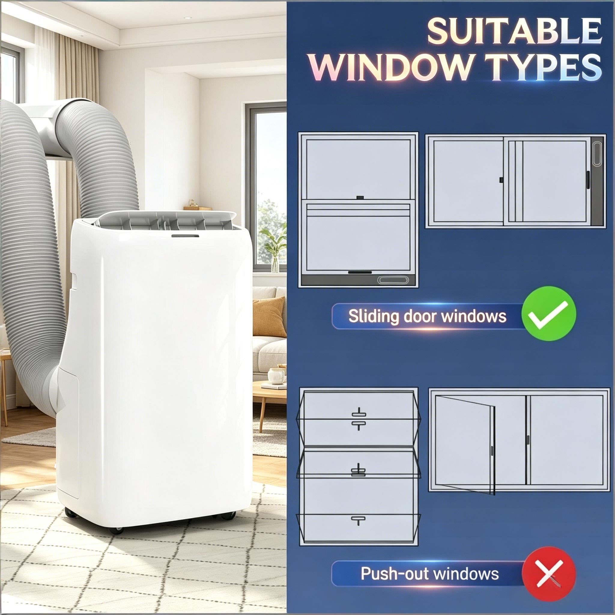 Powerful Air Conditioner, Room Air Conditioner, Standing Air Conditioner by HouseOfZazla