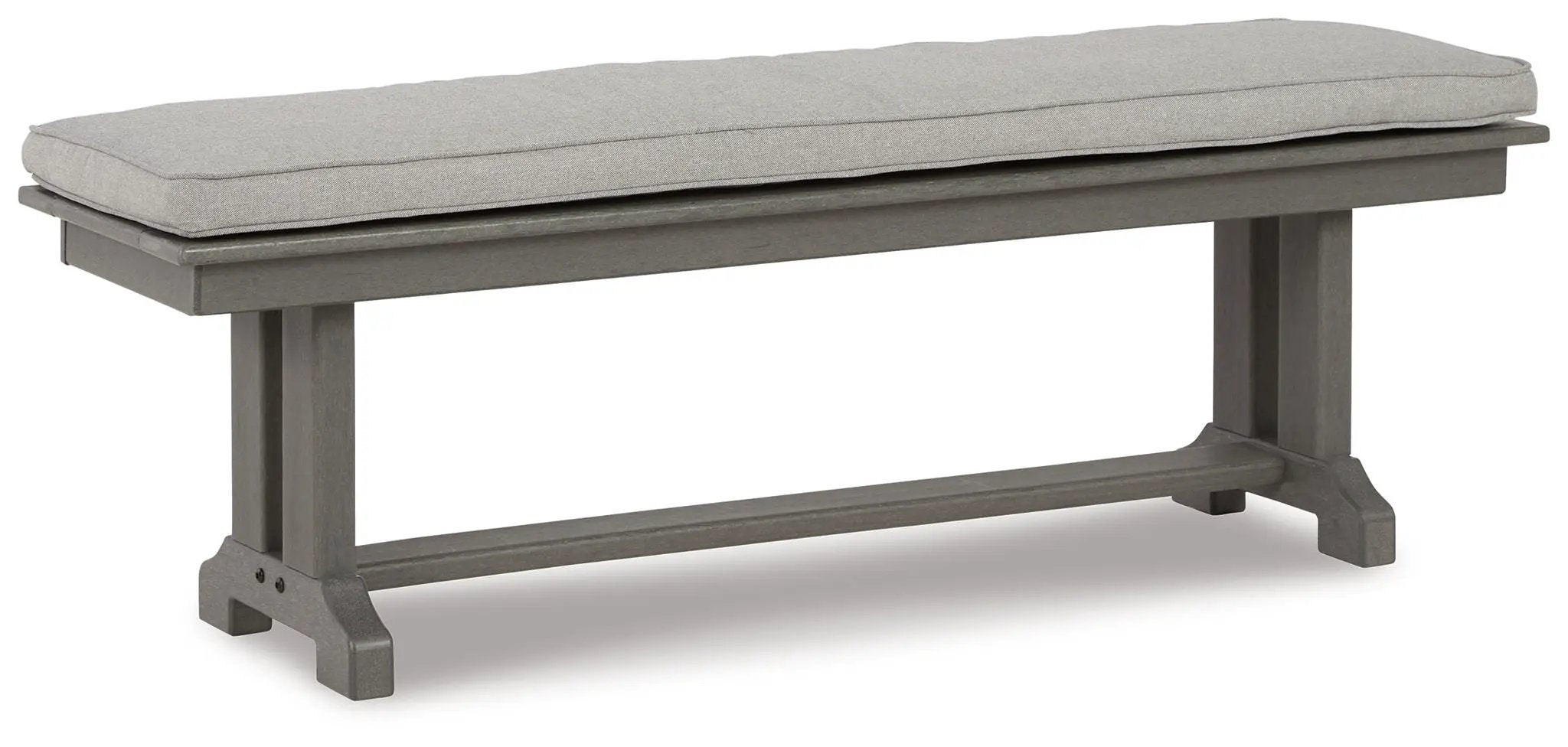 Visola - Bench with Cushion - Gray by Unique Piece Furniture