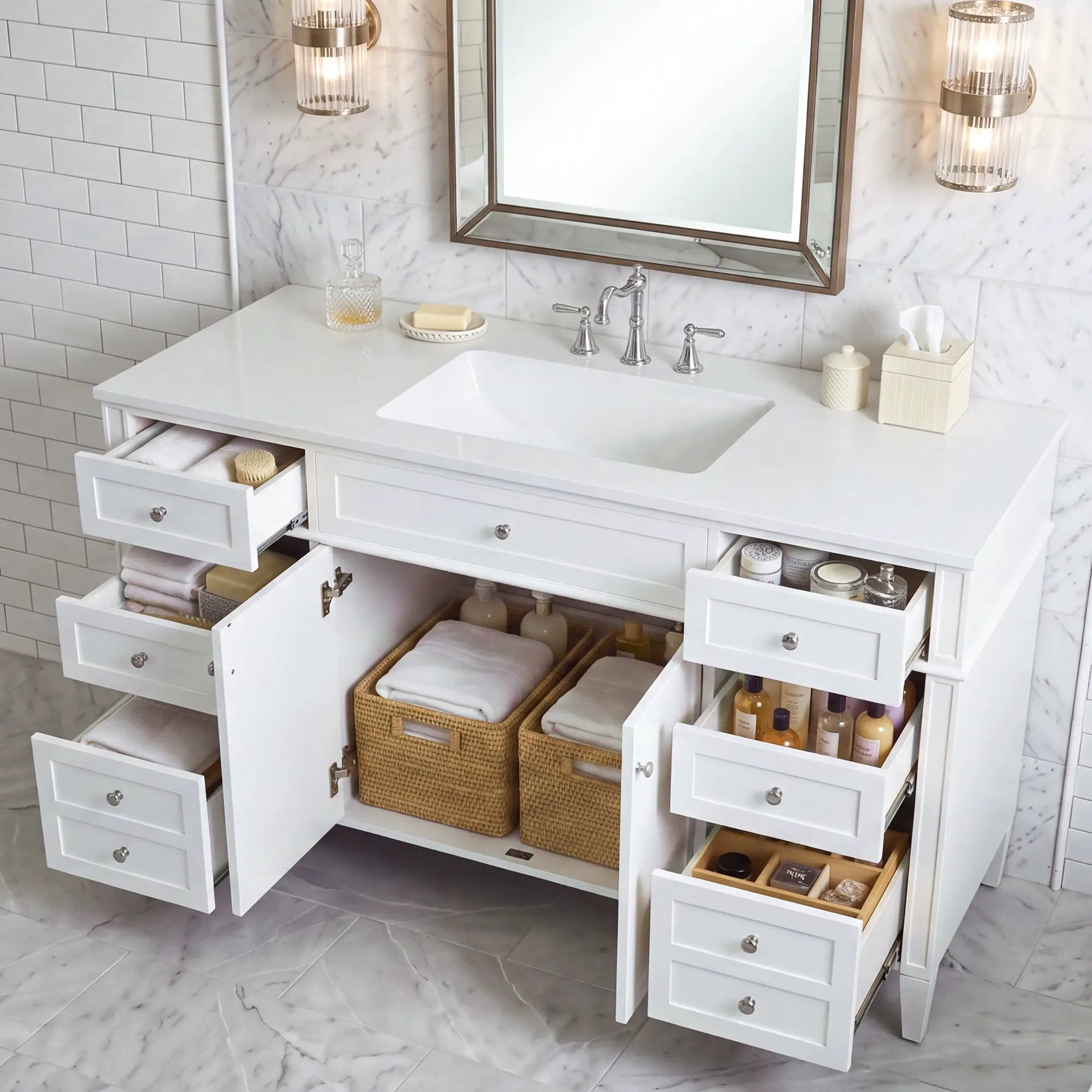 48 Inch Bathroom Vanity with Sink Top by HouseOfZazla