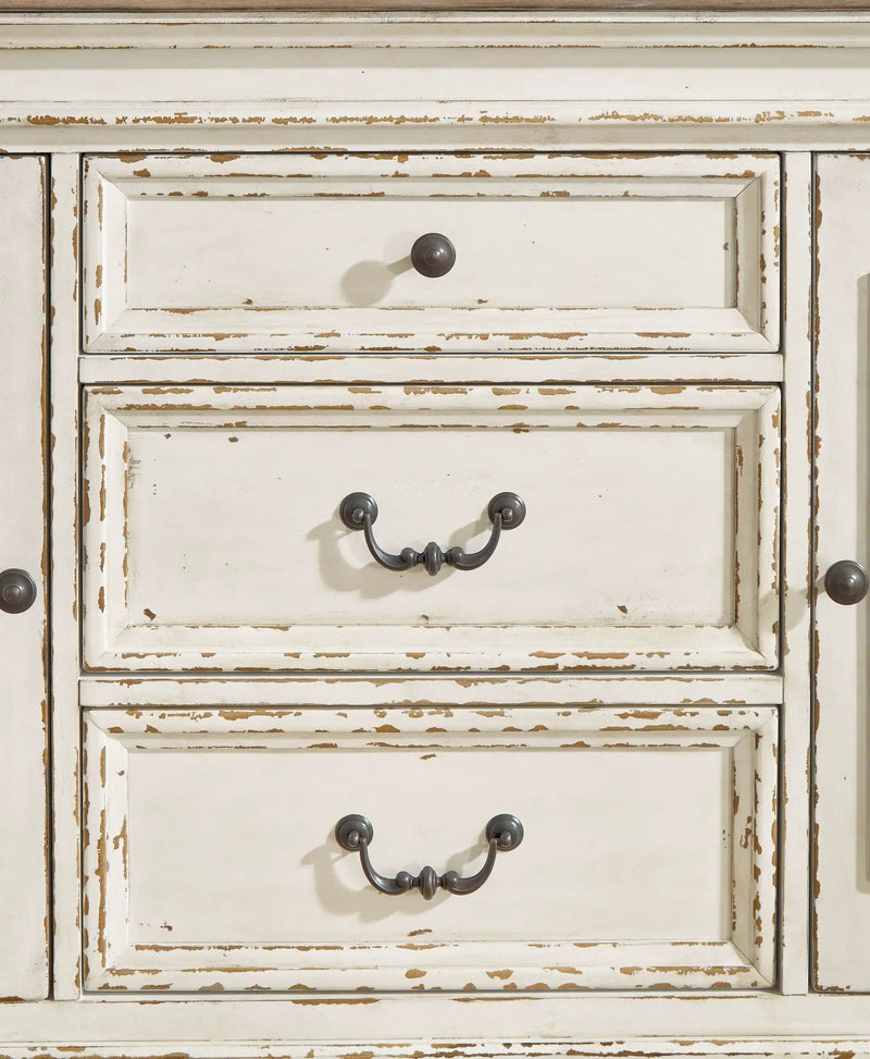 Realyn - Dining Room Server - Chipped White by Unique Piece Furniture