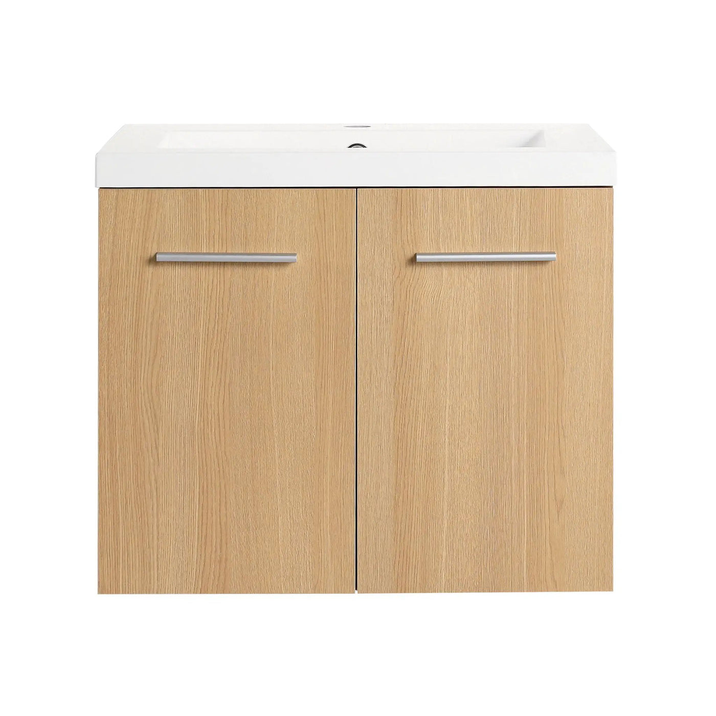 Floating Bathroom Vanity With Sink, Wall Mounted Double Door Storage by HouseOfZazla