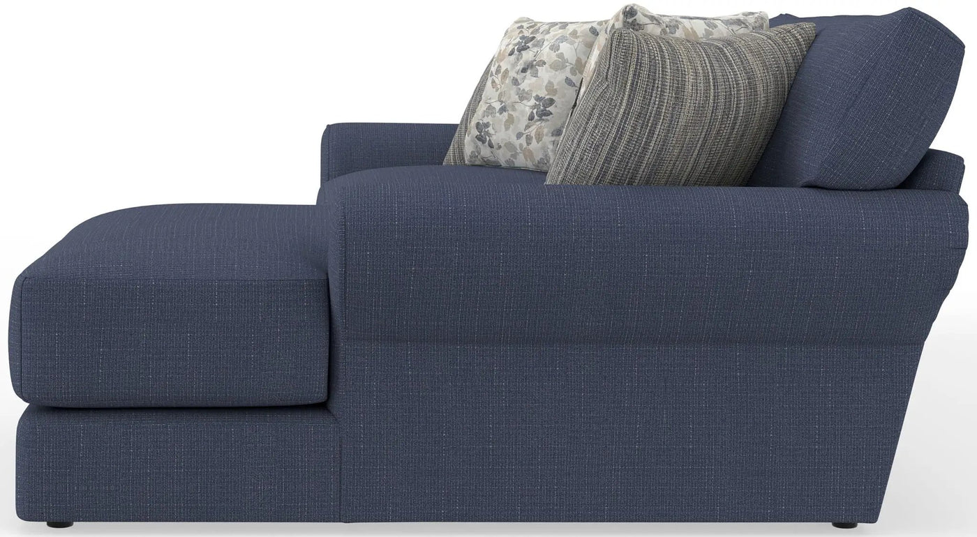 Cape May - Sofa Chaise With Comfort Coil Seating And 5 Accent Pillows Included by Unique Piece Furniture
